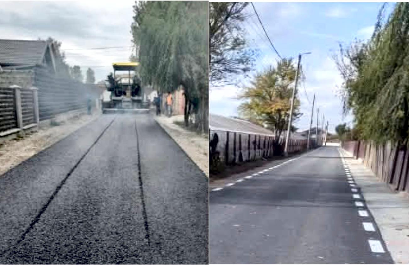 Asfaltare str. Petropolis - tronson 1 și 2, sat Vărsătura, Comuna Chiscani