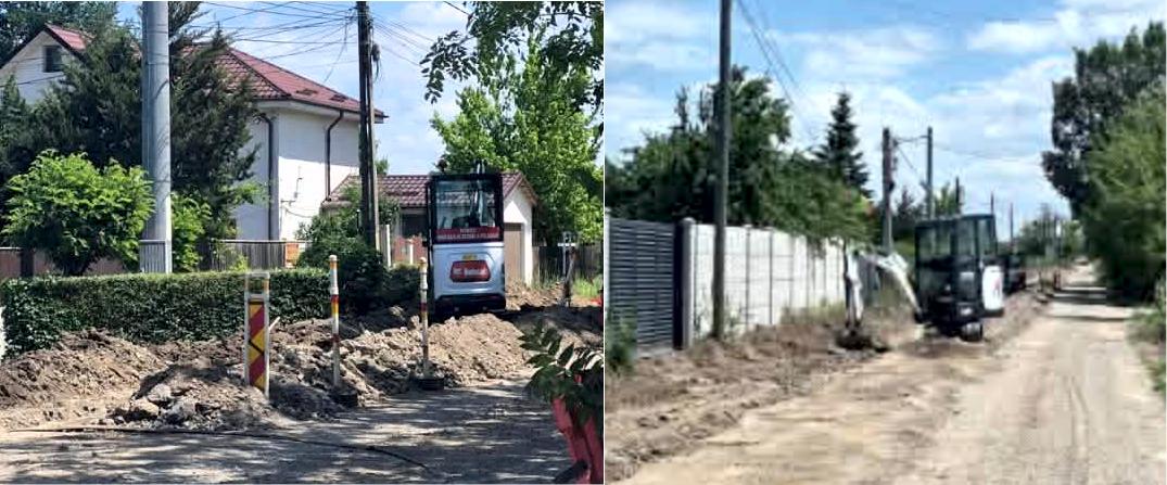 Extindere rețea gaze str. Turcului, sat Vărsătura și str. Gării, sat Lacu Sărat